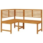 vidaXL Set mobilier de grădină, 4 piese, lemn masiv de acacia