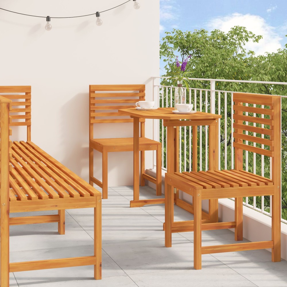 vidaXL Set mobilier de grădină, 6 piese, lemn masiv de acacia