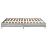 vidaXL Cadru de pat fără saltea Gri Sonoma 200x200 cm lemn prelucrat