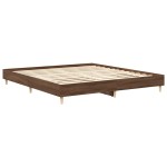vidaXL Cadru de pat fără saltea Stejar maro 200x200 cm Lemn prelucrat vidaXL Cadru de pat fără saltea Stejar maro 200x200 cm Lemn prelucrat