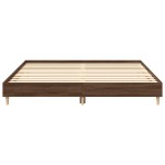 vidaXL Cadru de pat fără saltea Stejar maro 200x200 cm Lemn prelucrat vidaXL Cadru de pat fără saltea Stejar maro 200x200 cm Lemn prelucrat