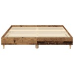 vidaXL Cadru de pat fără saltea Lemn vechi 150x200 cm Lemn prelucrat