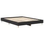 vidaXL Cadru de pat fără saltea, negru, 140x200 cm, lemn prelucrat vidaXL Cadru de pat fără saltea, negru, 140x200 cm, lemn prelucrat