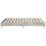vidaXL Cadru de pat fără saltea Gri beton 140x200 cm Lemn prelucrat vidaXL Cadru de pat fără saltea Gri beton 140x200 cm Lemn prelucrat