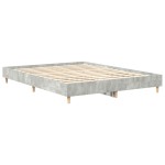 vidaXL Cadru de pat fără saltea Gri beton 140x200 cm Lemn prelucrat vidaXL Cadru de pat fără saltea Gri beton 140x200 cm Lemn prelucrat