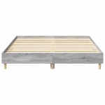 vidaXL Cadru de pat fără saltea Gri Sonoma 140x200 cm lemn prelucrat