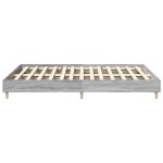 vidaXL Cadru de pat fără saltea Gri Sonoma 140x200 cm lemn prelucrat