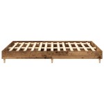 vidaXL Cadru de pat fără saltea Lemn vechi 140x200 cm Lemn prelucrat