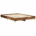 vidaXL Cadru de pat fără saltea Lemn vechi 140x200 cm Lemn prelucrat