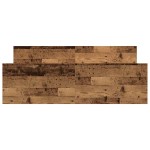 vidaXL Cadru de pat fără saltea Lemn vechi 120x200cm Lemn prelucrat