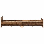 vidaXL Cadru de pat fără saltea Lemn vechi 180x200cm Lemn prelucrat