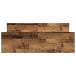 vidaXL Cadru de pat fără saltea Lemn vechi 135x190cm Lemn prelucrat