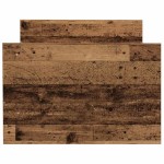 vidaXL Cadru de pat fără saltea Lemn vechi 100x200cm Lemn prelucrat