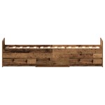 vidaXL Cadru de pat fără saltea Lemn vechi 100x200cm Lemn prelucrat