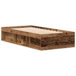 vidaXL Cadru de pat fără saltea Lemn vechi 90x200cm Lemn prelucrat vidaXL Cadru de pat fără saltea Lemn vechi 90x200cm Lemn prelucrat