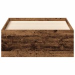 vidaXL Cadru de pat fără saltea Lemn vechi 90x200cm Lemn prelucrat vidaXL Cadru de pat fără saltea Lemn vechi 90x200cm Lemn prelucrat