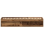 vidaXL Cadru de pat fără saltea Lemn vechi 100x200cm Lemn prelucrat