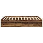 vidaXL Cadru de pat fără saltea Lemn vechi 120x200cm Lemn prelucrat vidaXL Cadru de pat fără saltea Lemn vechi 120x200cm Lemn prelucrat