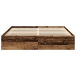 vidaXL Cadru de pat fără saltea Lemn vechi 200x200cm Lemn prelucrat vidaXL Cadru de pat fără saltea Lemn vechi 200x200cm Lemn prelucrat