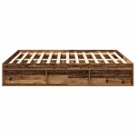 vidaXL Cadru de pat fără saltea Lemn vechi 200x200cm Lemn prelucrat vidaXL Cadru de pat fără saltea Lemn vechi 200x200cm Lemn prelucrat
