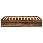 vidaXL Cadru de pat fără saltea Lemn vechi 140x190cm Lemn prelucrat vidaXL Cadru de pat fără saltea Lemn vechi 140x190cm Lemn prelucrat