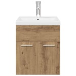 vidaXL Dulap pentru chiuvetă cu chiuvetă încorporată și robinet