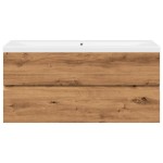 vidaXL Dulap pentru chiuvetă lavoar încorporat, stejar artizanal