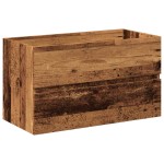 vidaXL Set mobilier de baie, lemn vechi, lemn prelucrat