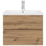 vidaXL Dulap pentru chiuvetă cu chiuvetă încorporată și robinet