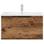 vidaXL Dulap pentru chiuvetă cu chiuvetă încorporată și robinet