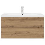 vidaXL Dulap pentru chiuvetă cu chiuvetă încorporată și robinet