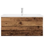 vidaXL Dulap pentru chiuvetă cu chiuvetă încorporată și robinet