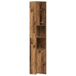 vidaXL Set mobilier de baie, 4 piese, lemn vechi, lemn prelucrat