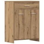 vidaXL Set mobilier de baie, 4 piese, stejar artizanal, lemn prelucrat