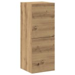 vidaXL Set dulap TV 4 piese montat pe perete Stejar artizanal