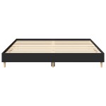 vidaXL Cadru de pat fără saltea Negru 180x200cm Lemn prelucrat vidaXL Cadru de pat fără saltea Negru 180x200cm Lemn prelucrat