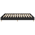vidaXL Cadru de pat fără saltea Negru 180x200cm Lemn prelucrat vidaXL Cadru de pat fără saltea Negru 180x200cm Lemn prelucrat