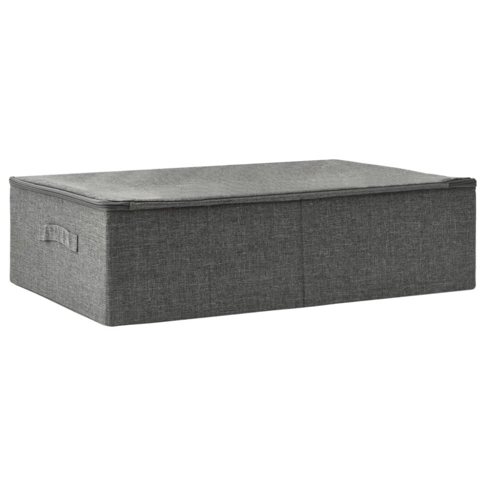 vidaXL Cutie de depozitare, antracit, 70x40x18 cm, material textil