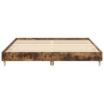 vidaXL Cadru de pat fără saltea Stejar afumat 160x200cm Lemn prelucrat vidaXL Cadru de pat fără saltea Stejar afumat 160x200cm Lemn prelucrat