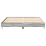 vidaXL Cadru de pat fără saltea Gri Sonoma 160x200cm lemn prelucrat