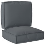 vidaXL Set de Perne pentru Paleti Antracit din Material Oxford vidaXL Set de Perne pentru Paleti Antracit din Material Oxford