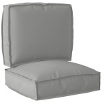 vidaXL Set de perne pentru palet 2 pcs Gri 50 x 50 x 12 cm vidaXL Set de perne pentru palet 2 pcs Gri 50 x 50 x 12 cm