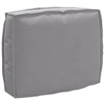 vidaXL Set de perne pentru palet 2 pcs Gri 50 x 50 x 12 cm vidaXL Set de perne pentru palet 2 pcs Gri 50 x 50 x 12 cm