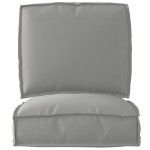vidaXL Set de perne pentru palet 2 pcs Gri 50 x 50 x 12 cm vidaXL Set de perne pentru palet 2 pcs Gri 50 x 50 x 12 cm