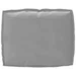 vidaXL Set de perne pentru palet 2 pcs Gri 50 x 50 x 12 cm vidaXL Set de perne pentru palet 2 pcs Gri 50 x 50 x 12 cm