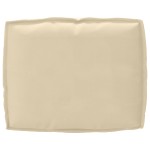 vidaXL Set de perne pentru palet 2 pcs Bej 50 x 50 x 12 cm vidaXL Set de perne pentru palet 2 pcs Bej 50 x 50 x 12 cm