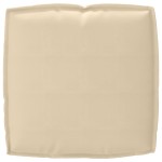 vidaXL Set de perne pentru palet 2 pcs Bej 50 x 50 x 12 cm vidaXL Set de perne pentru palet 2 pcs Bej 50 x 50 x 12 cm
