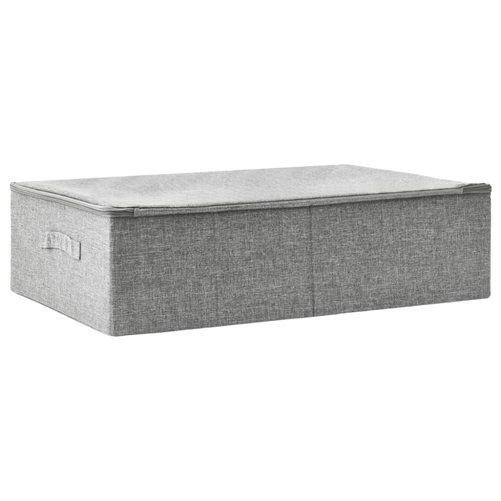 vidaXL Cutie de depozitare, gri, 70x40x18 cm, material textil
