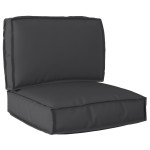 vidaXL Set de perne pentru palet 2 pcs Negru 60 x 60 x 12 cm vidaXL Set de perne pentru palet 2 pcs Negru 60 x 60 x 12 cm