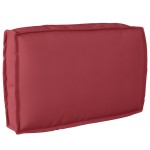 vidaXL Set de perne pentru palet 2 pcs bordo 60 x 60 x 12 cm vidaXL Set de perne pentru palet 2 pcs bordo 60 x 60 x 12 cm
